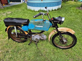 Jawa 23 Mustang bez TP, modrý 3. - 3