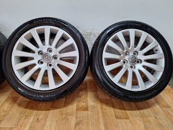 Alu kola R18 5x120 Opel + letní pneu 245/45/18 - 3