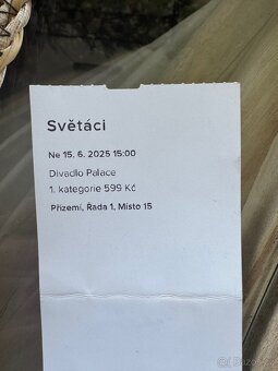 Vstupenky Světáci - 3