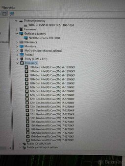Herní i7 12700KF RTX 3080 - 3