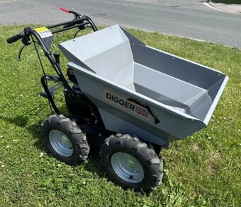 dumper, kolový dumper, stavební kolečko, železný kůň - 3