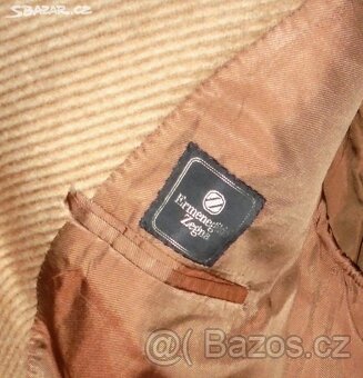 Vlněný kabát Ermenegildo Zegna, kožená brašna Zegna - 3