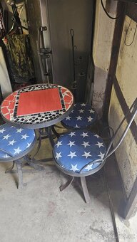 Zahradní kovaný set - 3