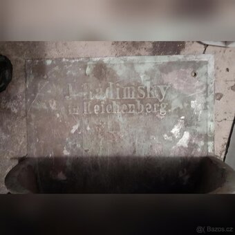 Stará litinová výlevka/umyvadlo - 3