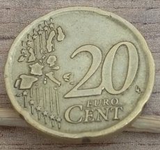20 Euro Cent Espaňa 1999 pšeničnoražba - nabídnete sumu - 3