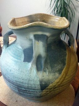 Raku váza, originál jediný kus - 3