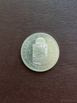 1 zlatník 1874 KB Fran. Josefa I. - 3