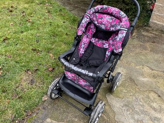 Kočárek trojkombinace pěkný-skládací komplet - 3