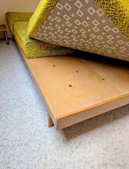 Retro postel Daybed, styl Brusel 60.léta - 3