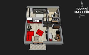 Podkrovní byt 3+kk v nové rezidenci Wagnerův mlýn (byt 74/3) - 3