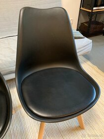 Jídelní židle retro černé - 3