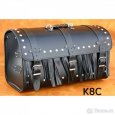 Kožený kufr - válec na chopper 60cm typ 08A,8B,8C - 3