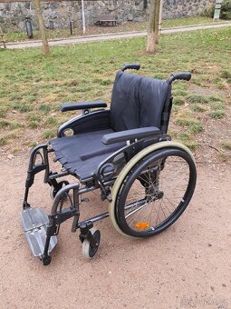 extra široky invalidní vozík XXL, 180kg - 3