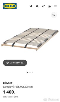 Postel Malm 90x200 Ikea - 3