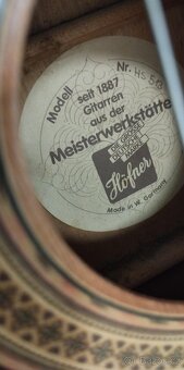 Stará kytara Höfner HS 513. - 3