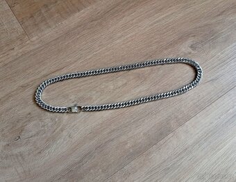 NOVÝ pánský řetízek CUBAN Silver steel š. 8 mm - 3