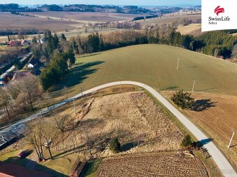 Prodej stavebního pozemku 2452 m2, Dobroutov - 3
