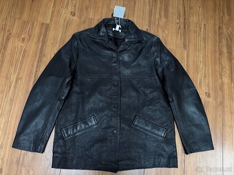 NOVÁ kožená bunda H&M, vel. S - 3