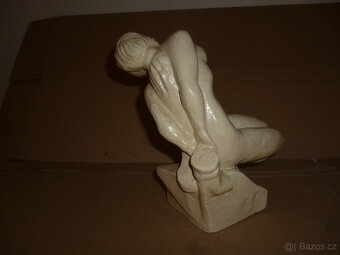 Stará sádrová soška lakovaná - 3