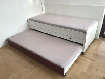 Postel s výsuvným lůžkem a 3 úložnými zásuvkami - 3
