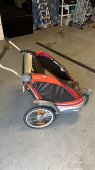 Thule vozík pro dvě děti top stav - 3