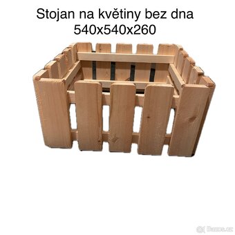 Dřevěný obal na truhlík - 3