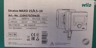 25/0,5-8 PN 10 Prémiové chytré čerpadlo Wilo-Stratos MAXO - 3