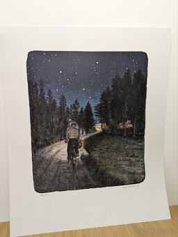 Velká litografie Jiří Bouda Pro pivo - 3