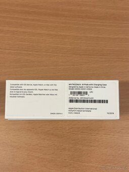 originální krabička k AirPods 1 - 3