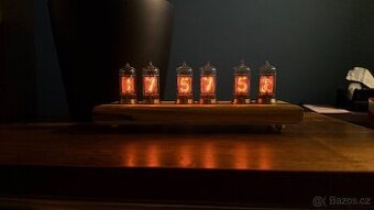 Digitronové hodiny - teakové dřevo - 3