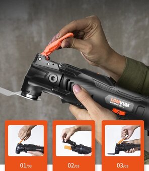 Aku oscilační multifunkční nástroj 12V - 3