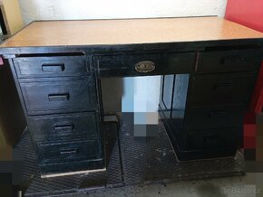 Starožitný stůl - ručně vyrobený- dřevo - 3