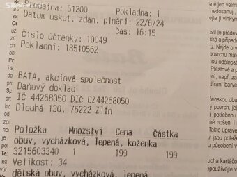 Boty Baťa, nepoužité, velikost 34 - 3