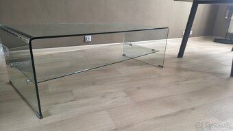 Konferenční stůl - skleněný - 3