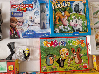 Deskové hry puzzle Monopoly Frozen Super Farmář Nocto robot - 3