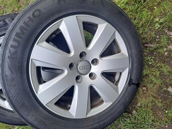 Alu kola 5x112 originál Audi 225/55 R16 - 3