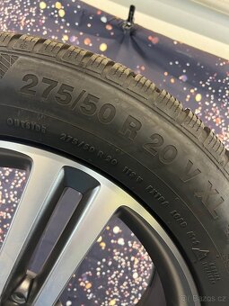 Originální alu kola mercedes benz GLE 5x112 275/50r20 zimní - 3