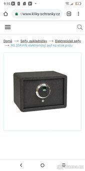 Sejf na otisk prstů 2000 při rychlém jednání sleva - 3