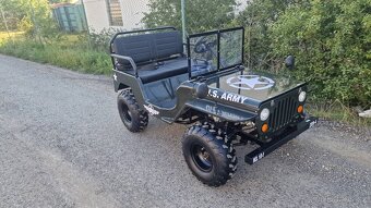 Mini Jeep Willys 150ccm pro deti a dospele - 3
