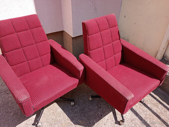 Křeslo RETRO otočné,pár - 3