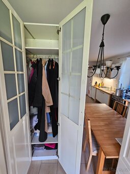 Šatní skříň rohová IKEA smetanová - 3