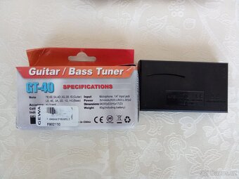Ladička Zn. Guitar/Bass tuner Gt -40 - 3