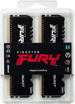 DDR 4 Kingston Fury 16gb 3200mhz cl 16. Rgb - 3