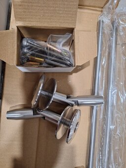 uchycení (set) na skleněný přístřešek, - 3