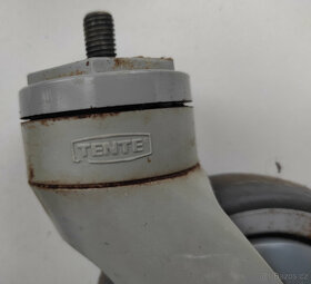 plastová použitá kolečka TENTE - s brzdou i bez brzdy - 3