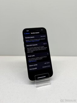 ZÁNOVNÍ APPLE IPHONE 16 128GB-ČERNÝ, BATERIE 100%, ZÁRUKA - 3