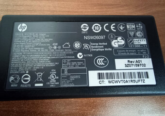 2x originální zdroj HP notebook 19.5V - 3