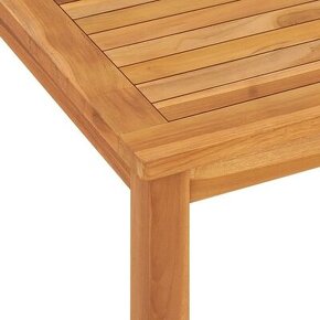 Zahradní jídelní stůl 120 x 70 masivní teakové dřevo - 3