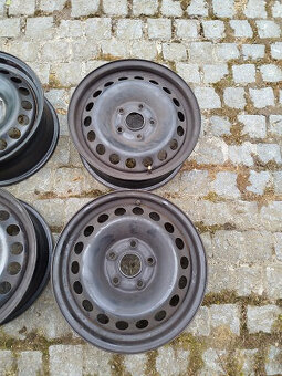 Plechové disky 5x112 R15 Škoda Octavia II, Vw Golf V, VI - 3