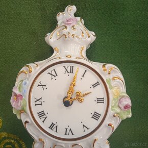 PORCELÁNOVÉ HODINY funkční - 3